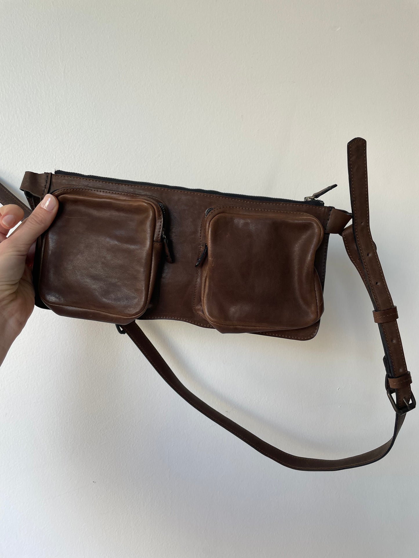 a johnny farah 2-pocket ghent bag