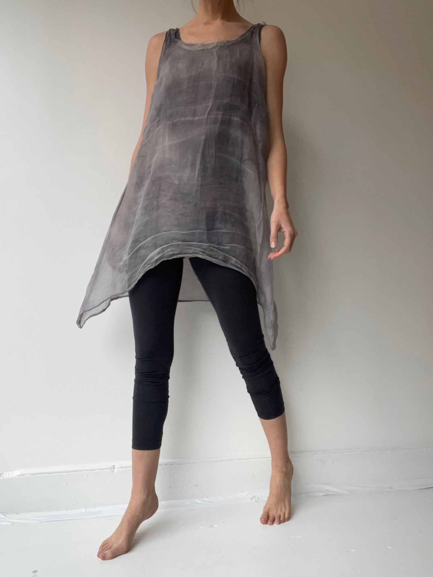 preloved organza tunic