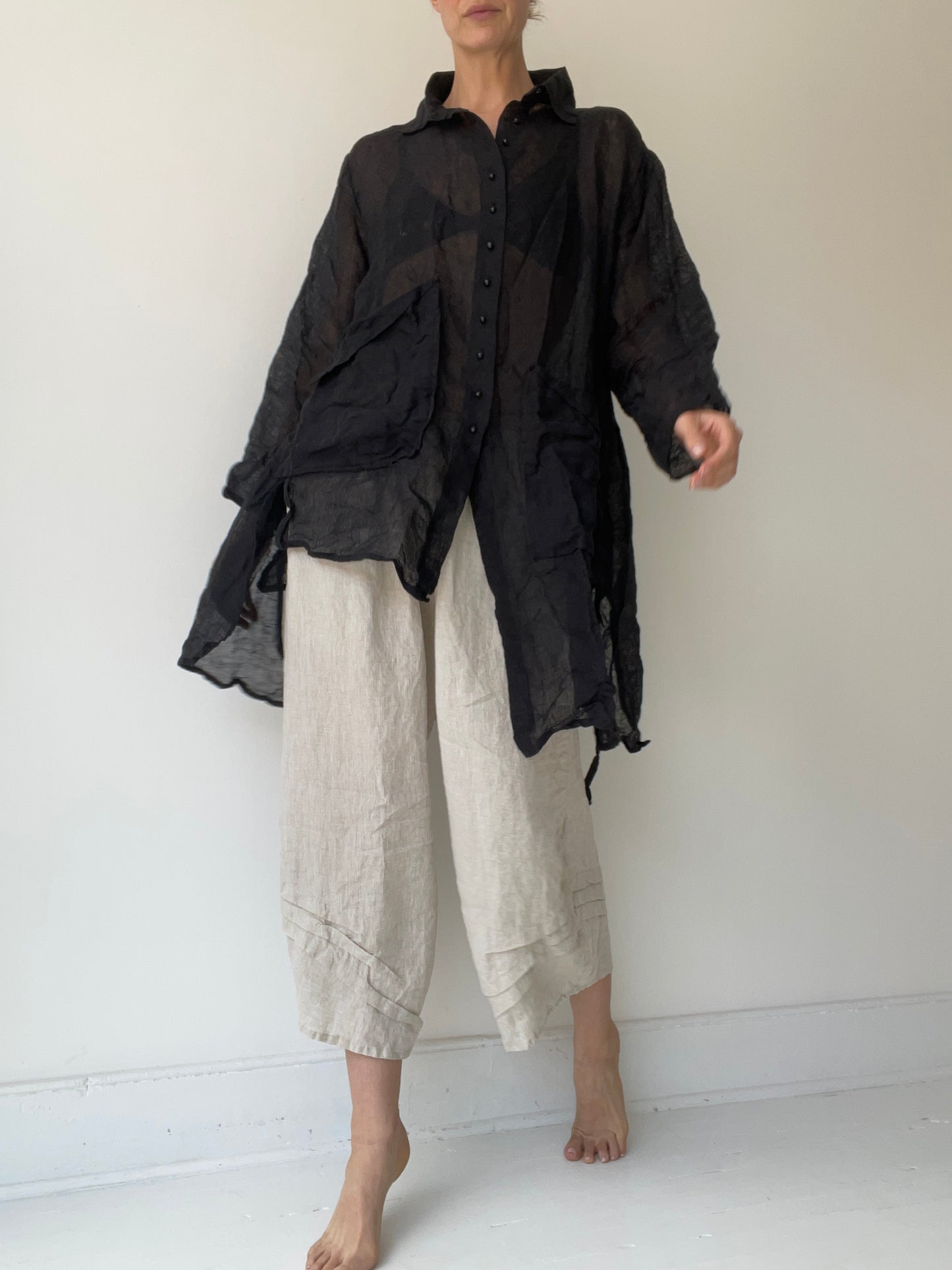 a pablo shirt BLACK by krista larson 100