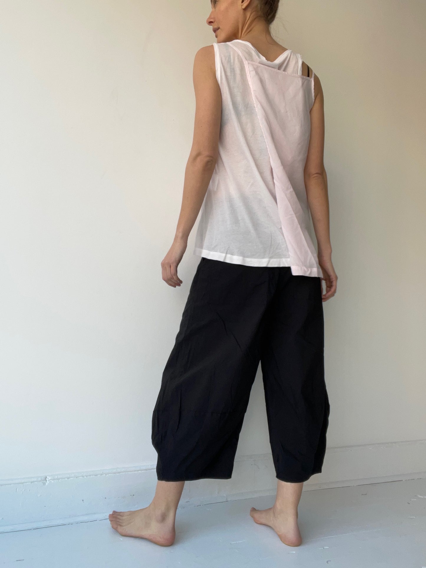 rundholz mainline rose cotton fold top
