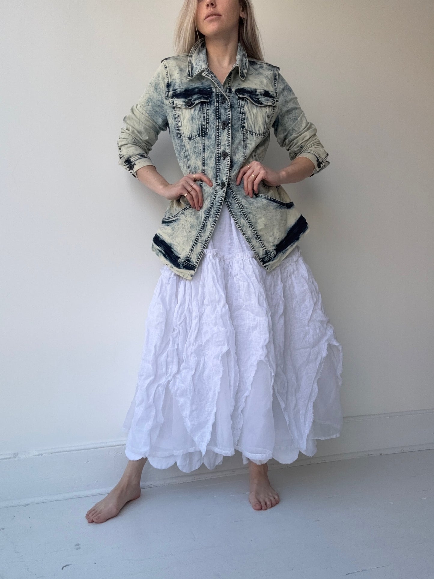 rundholz dip washed denim jacket