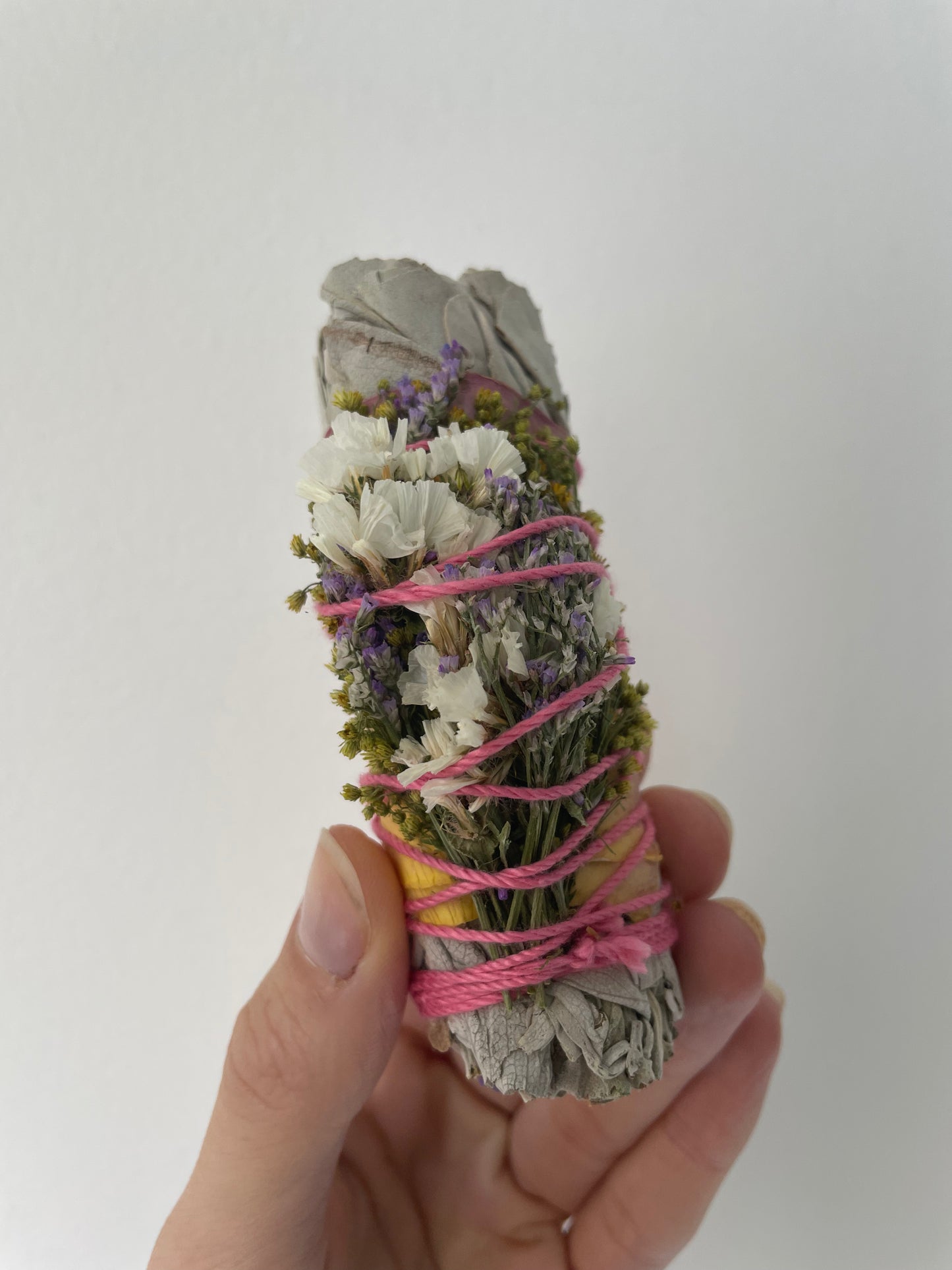 wildflower + sage smudge stick