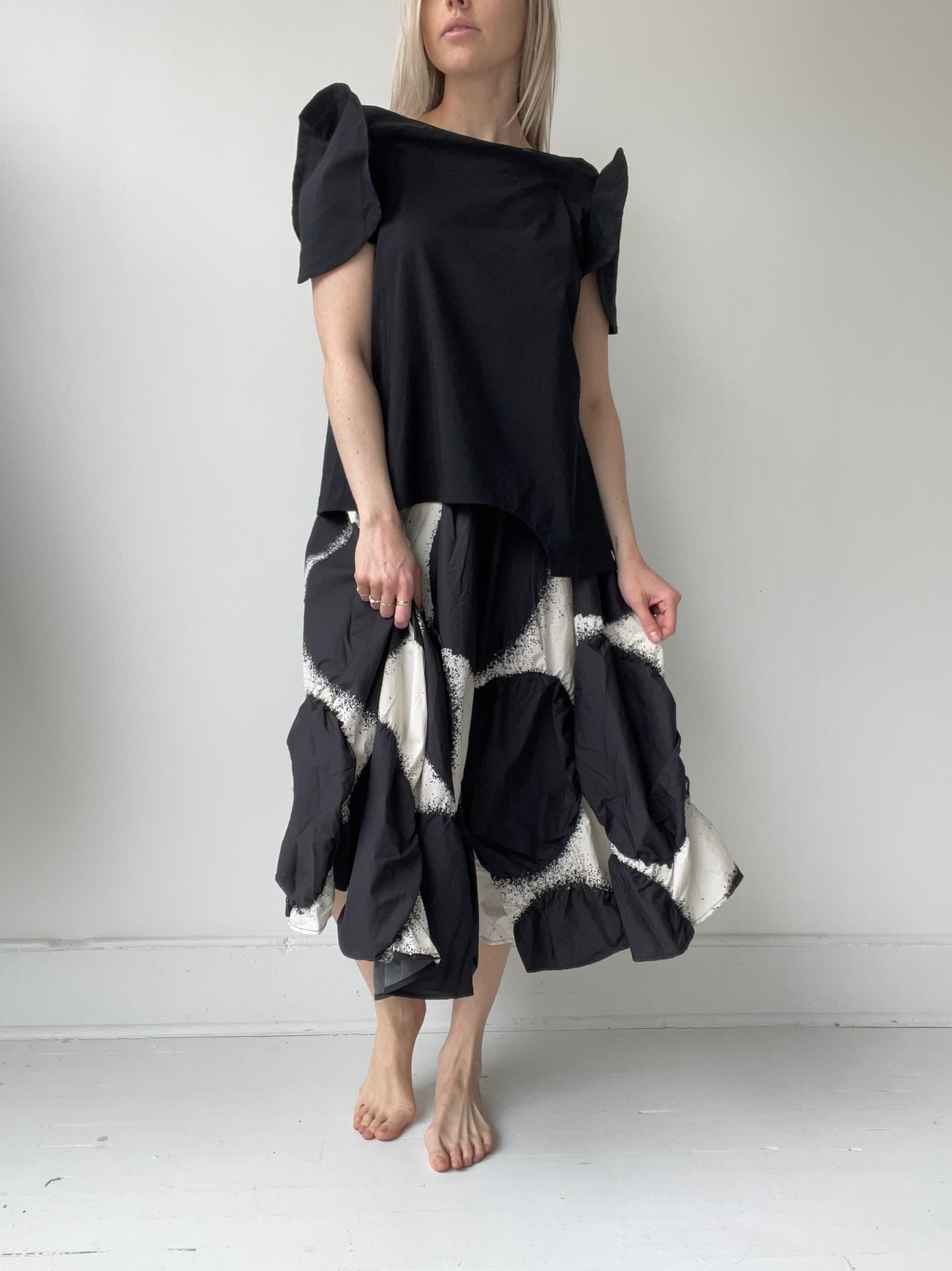 rundholz spray dot skirt