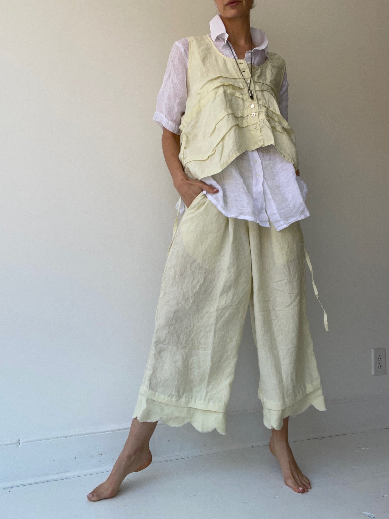 a smashed cami LEMON top by krista larson 100