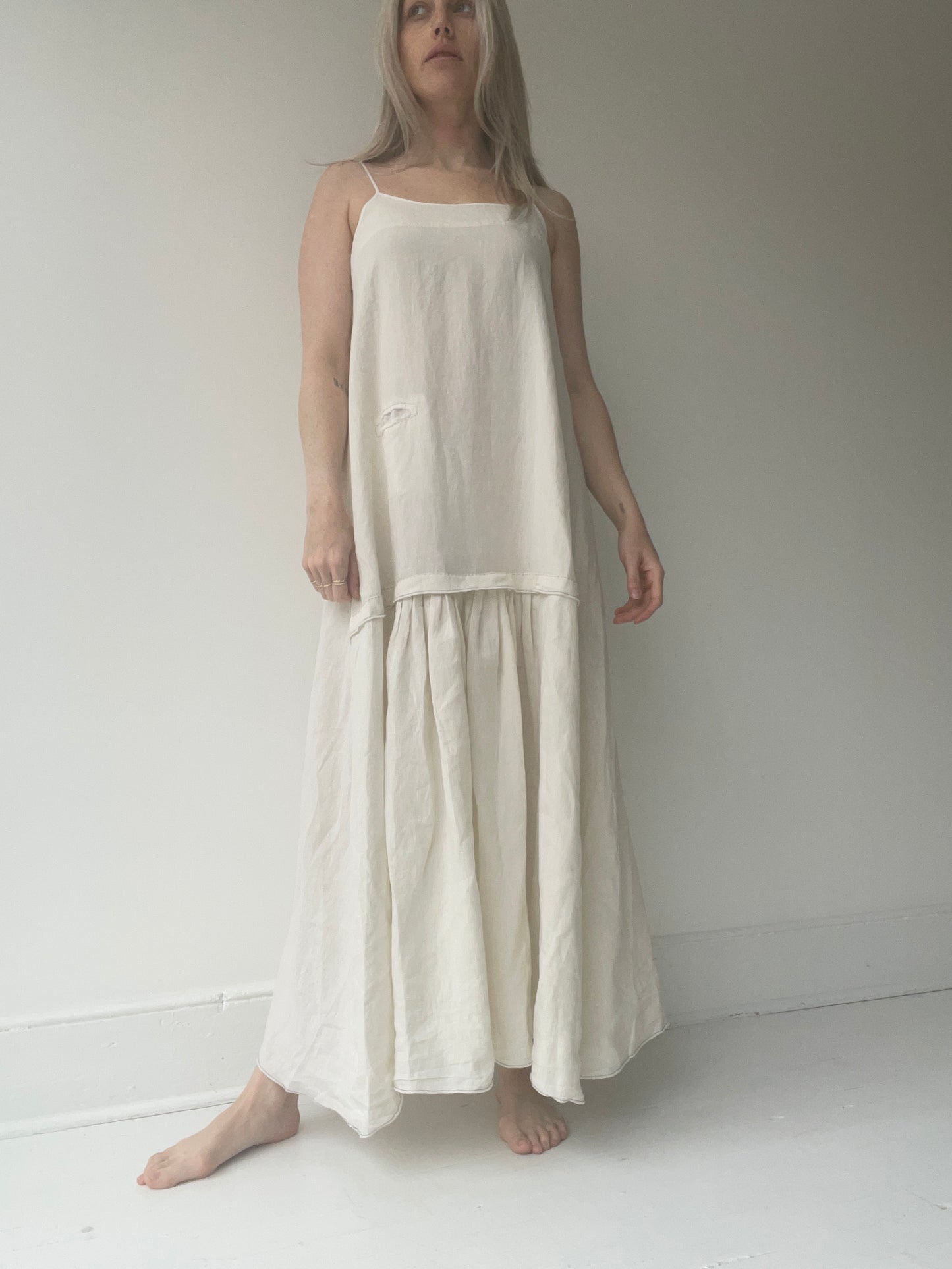 umit unal ivory dress