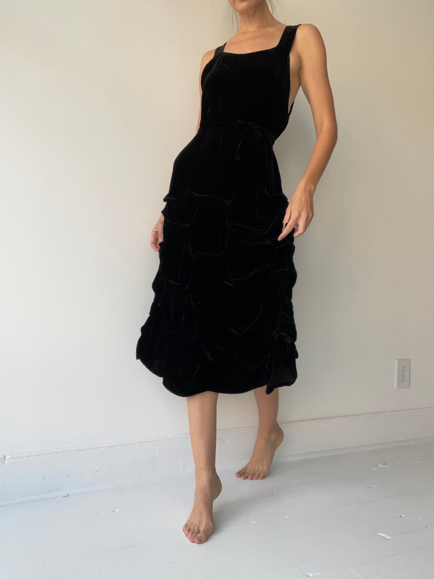long tunnel slip BLACK