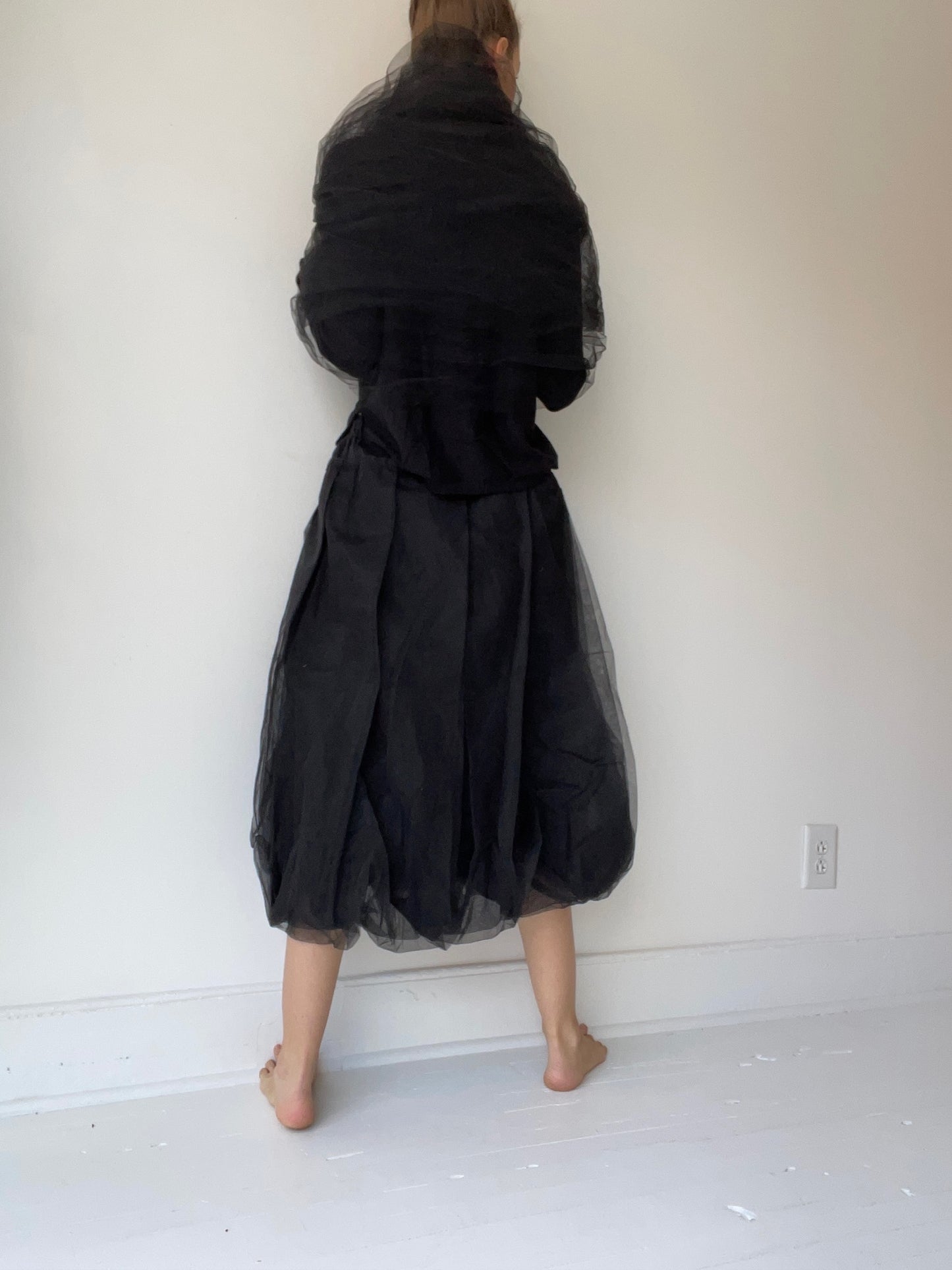 rundholz black label tulle skirt