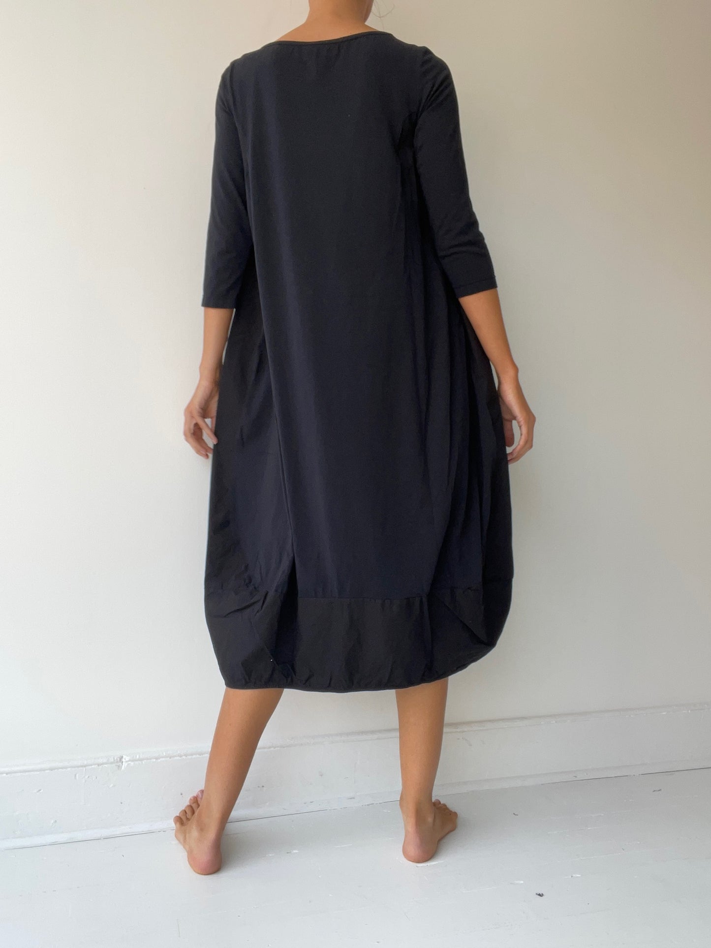 rundholz black label black bateau dress