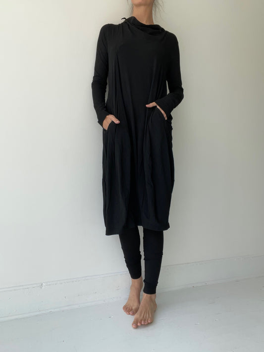 rundholz dip cowl dress