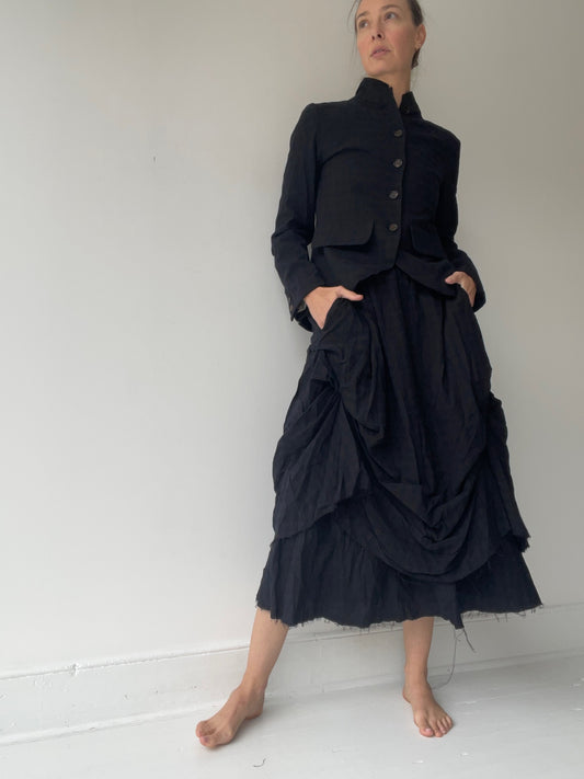aleksandr manamïs checked puff back jacket