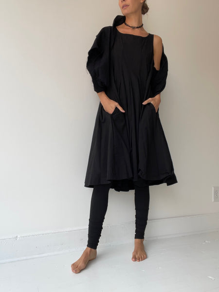 rundholz mainline wool overlay dress