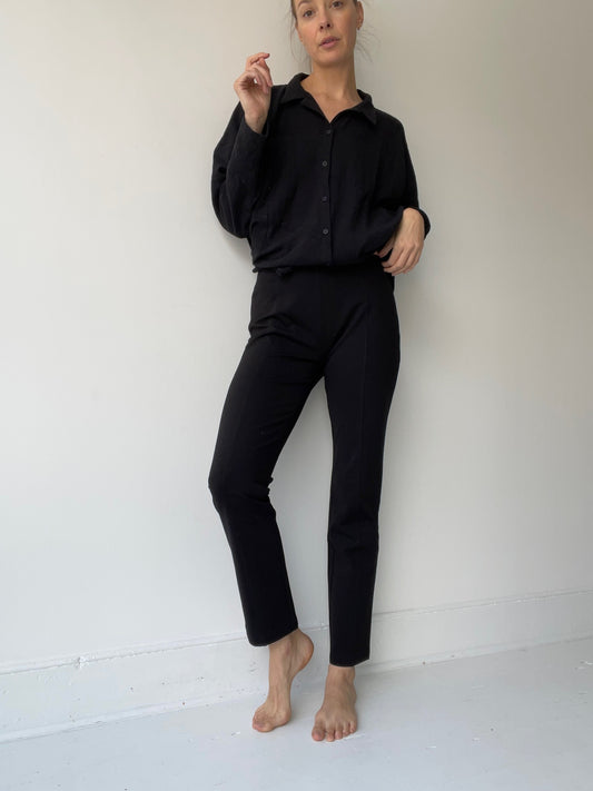 pal offner straight fitted trousers