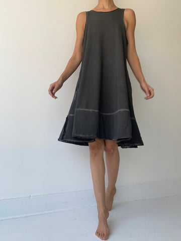 plü terry dress ASPHALT