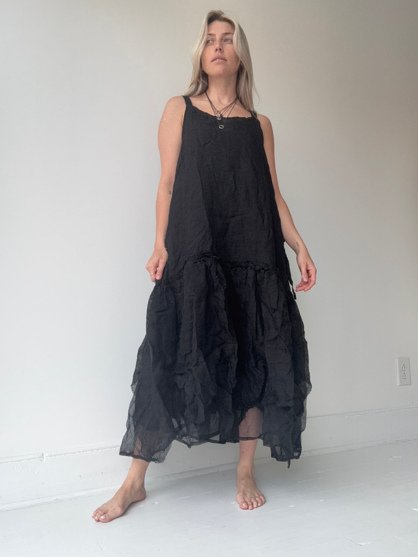 krista larson long vintage slip