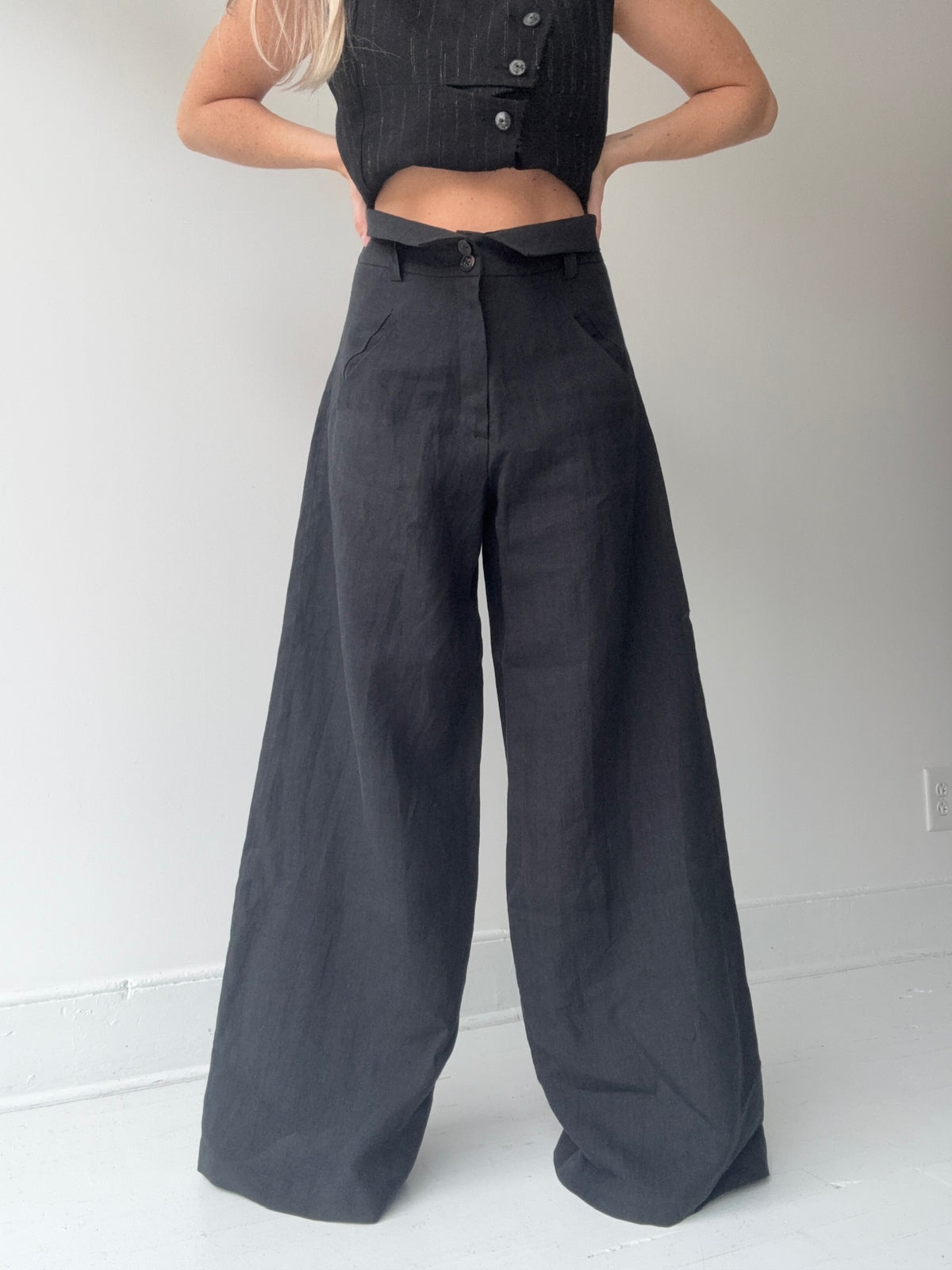 anika skarstrom linen trousers