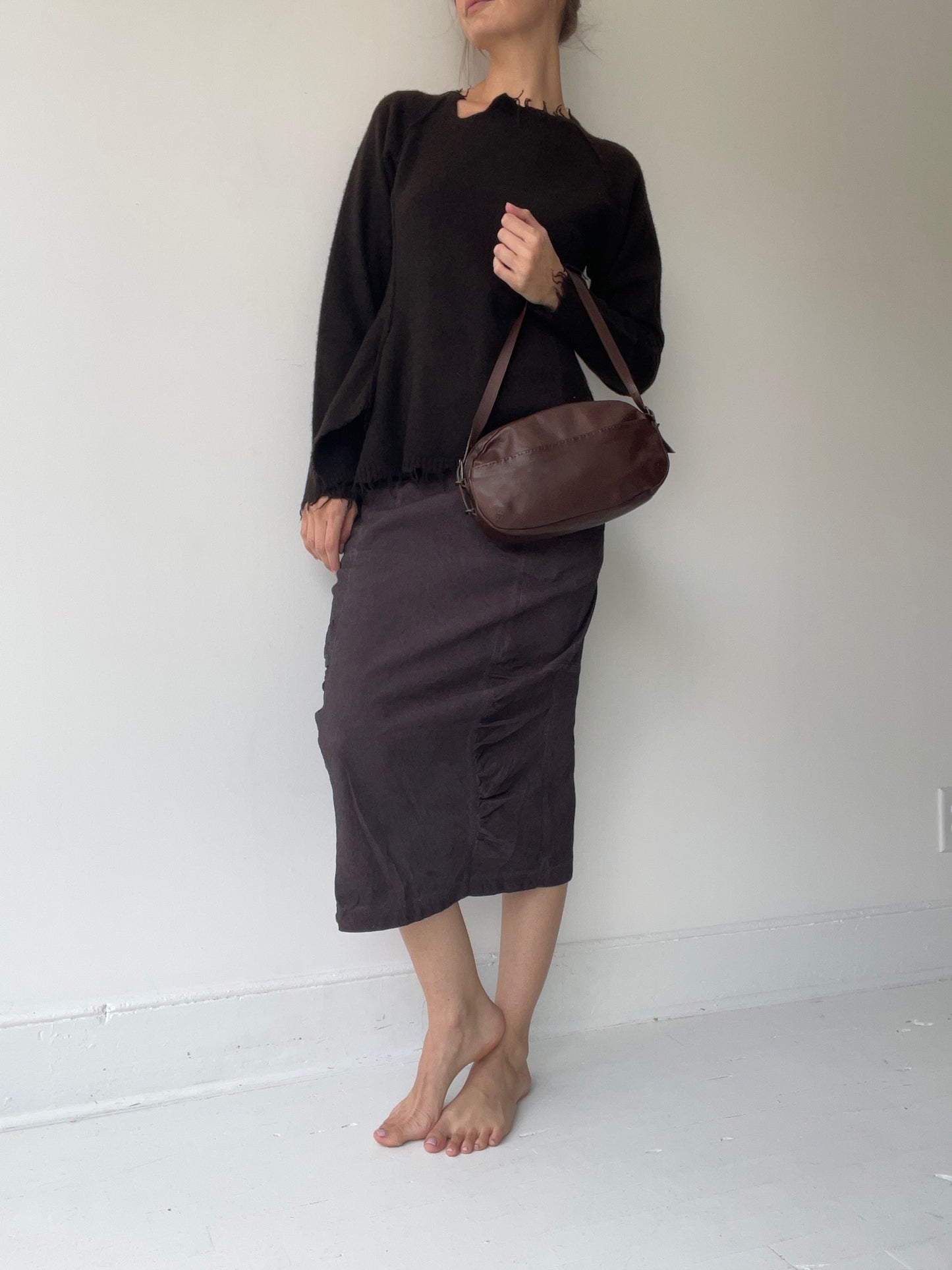 johnny farah brown vienna bag