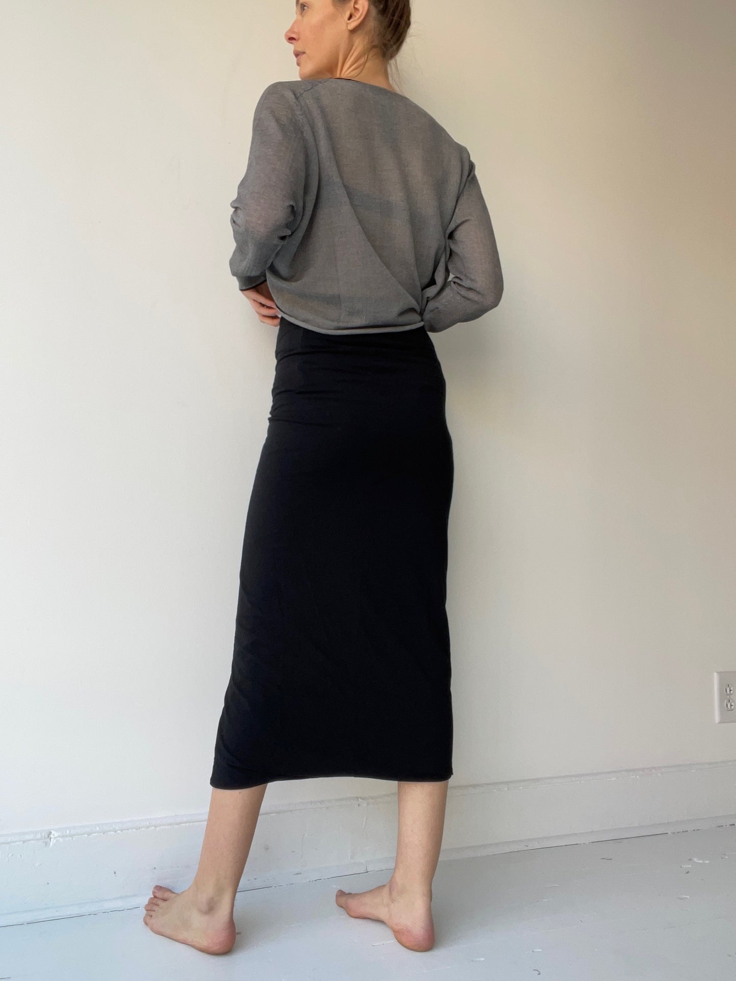 rundholz black label jersey skirt