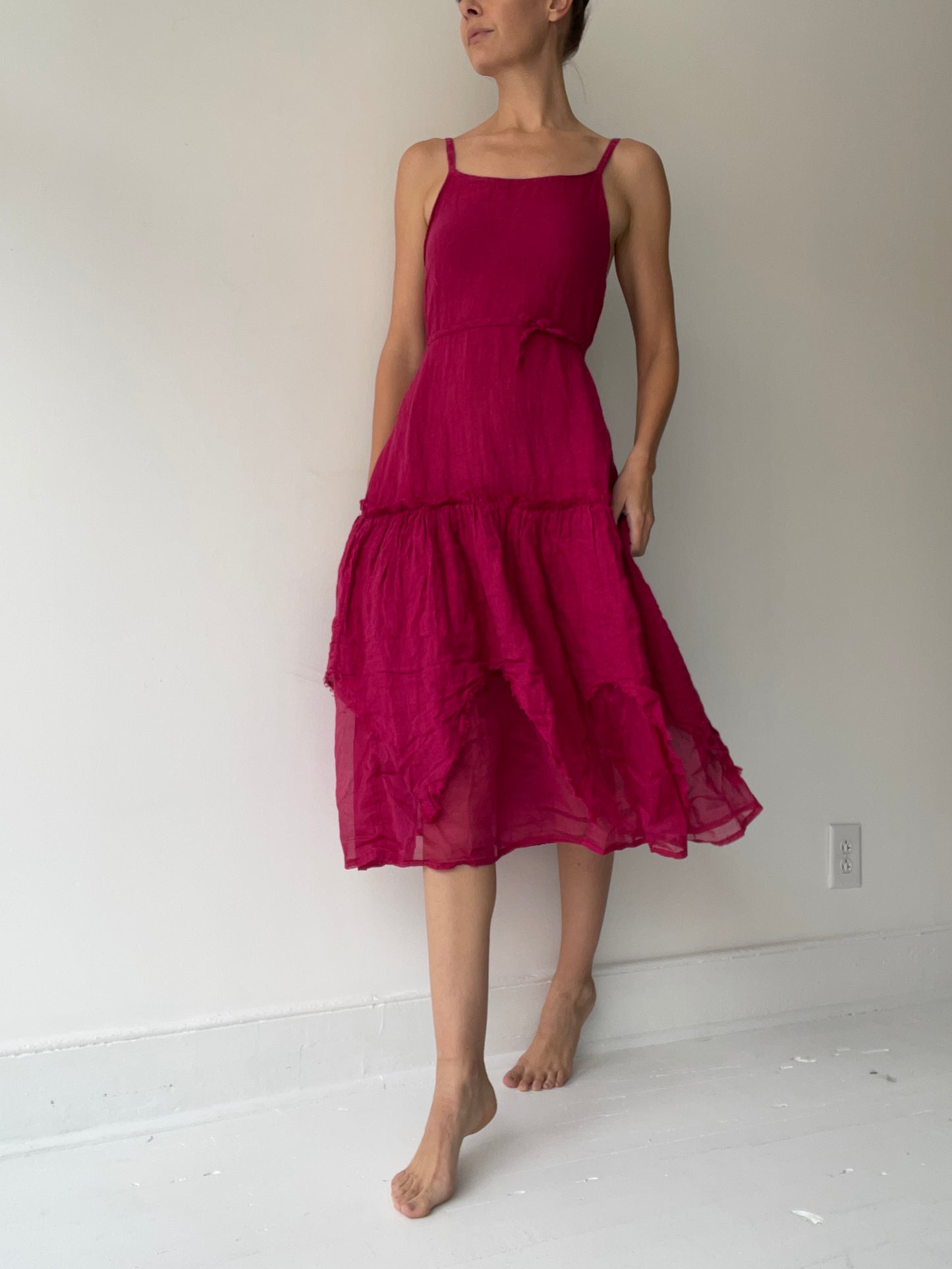long vintage slip