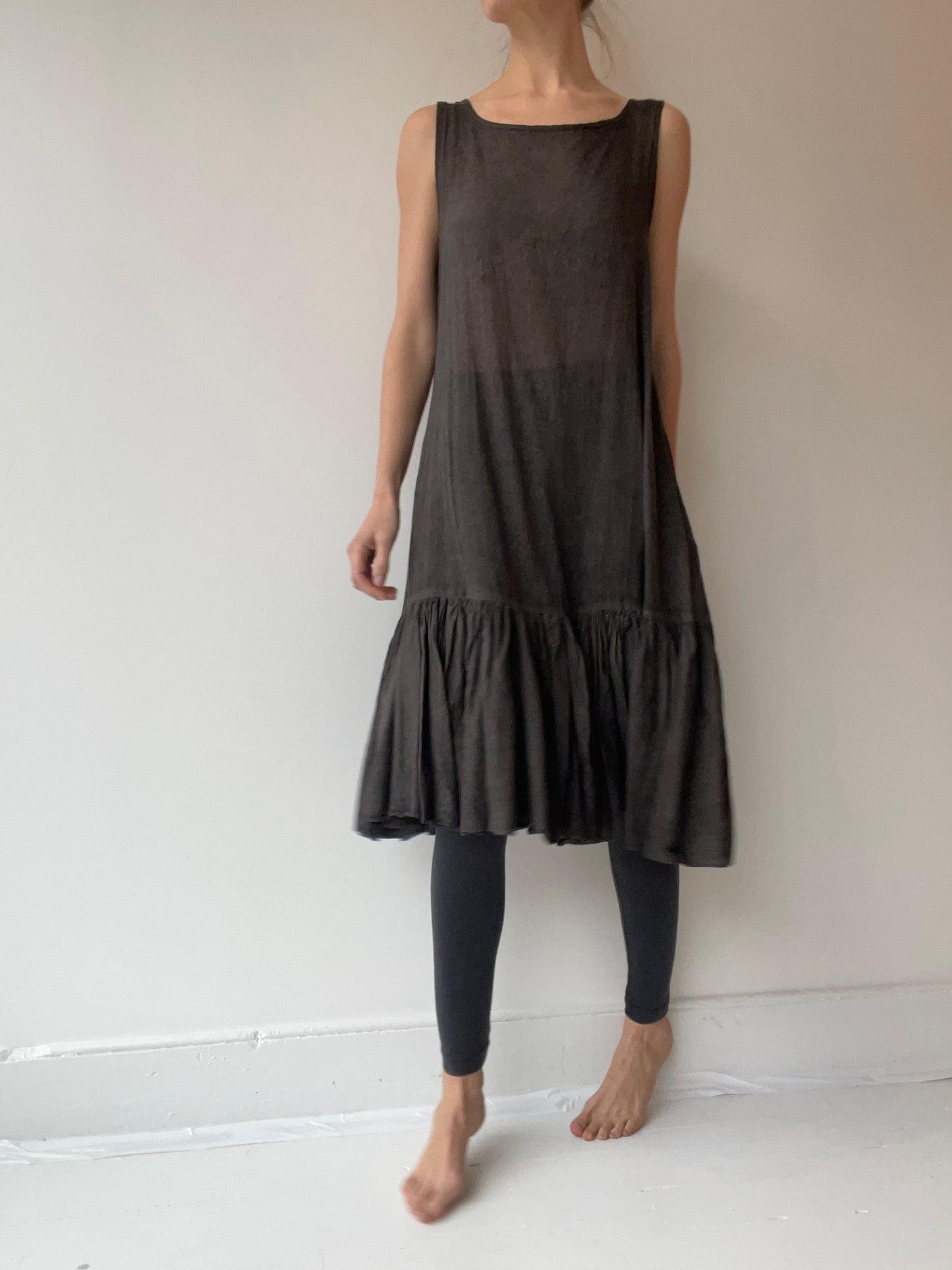 preloved ruffle hem dress