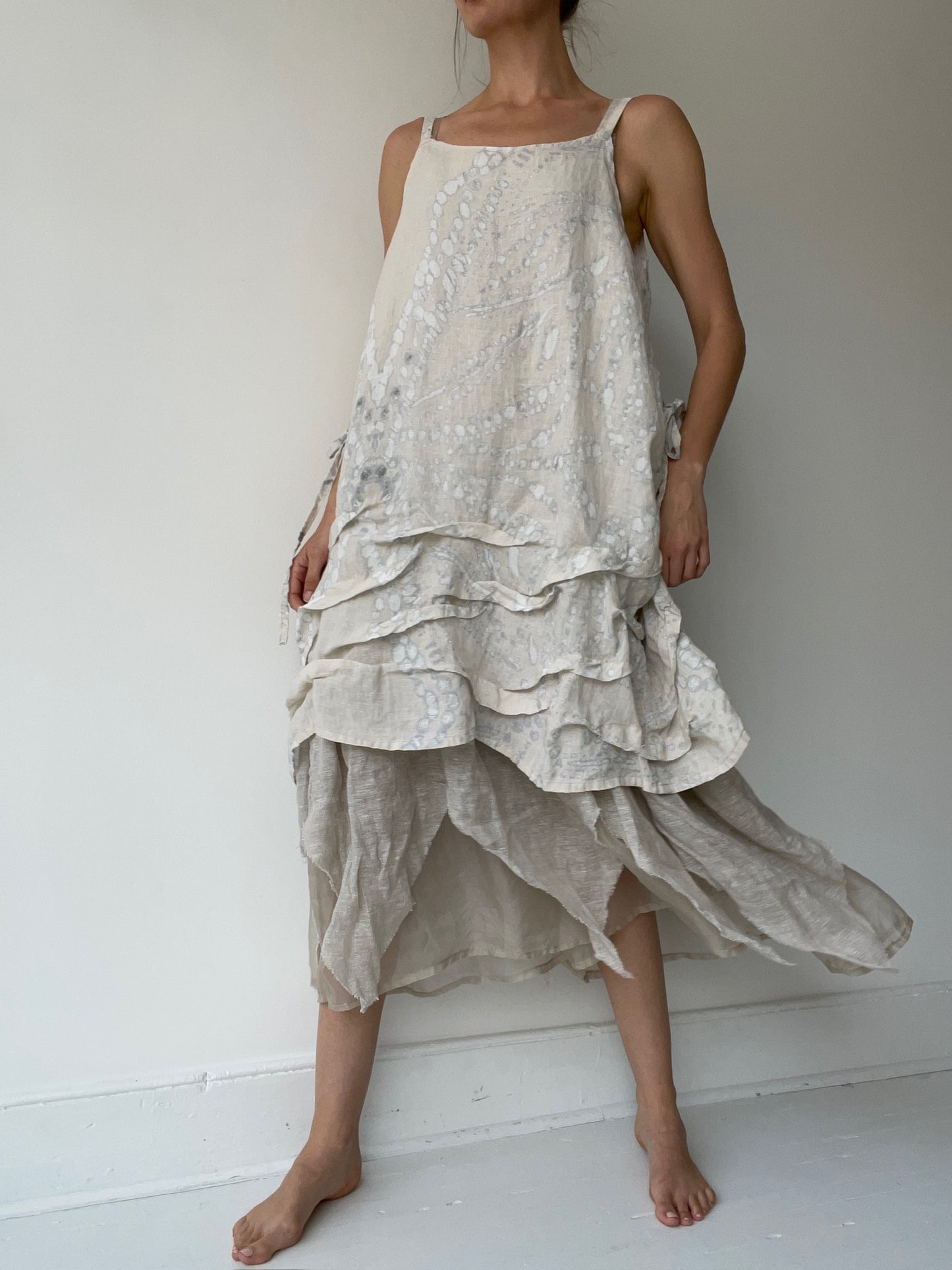 krista larson batik short wavey slip