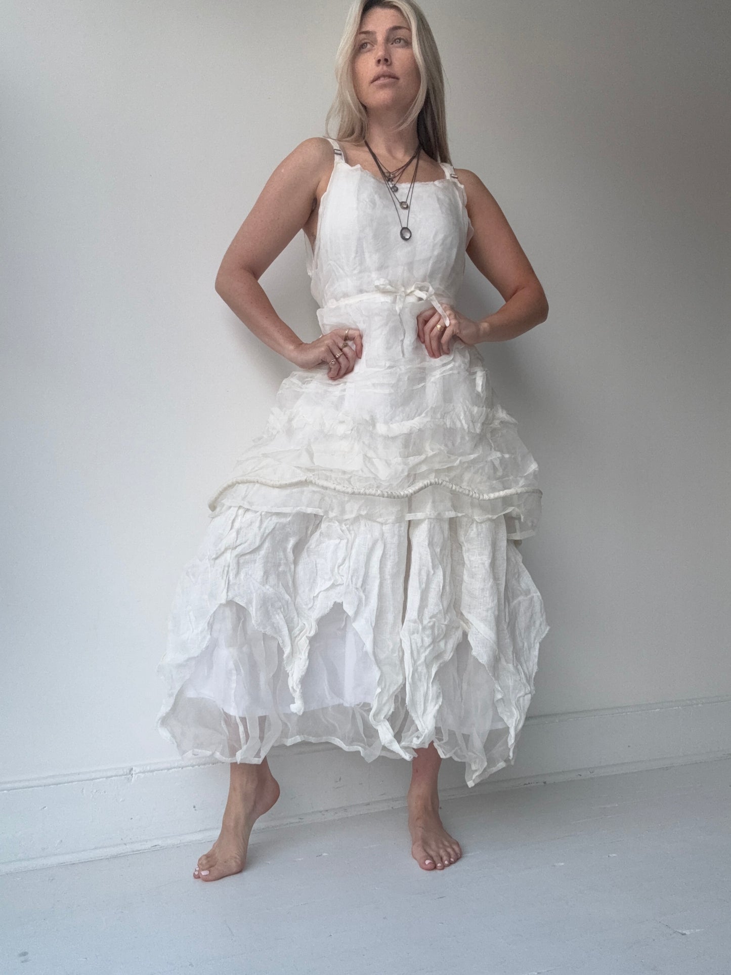 krista larson long vintage slip