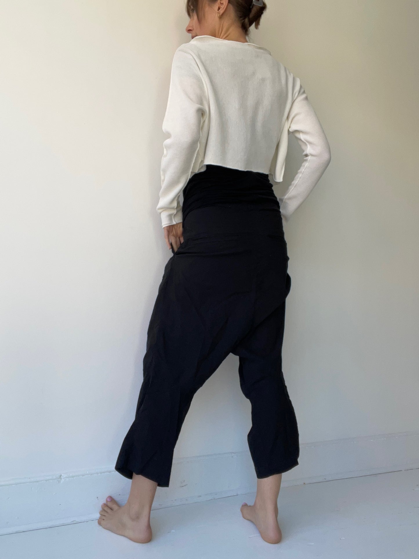 rundholz dip crepe trouser