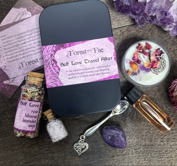 self love travel altar