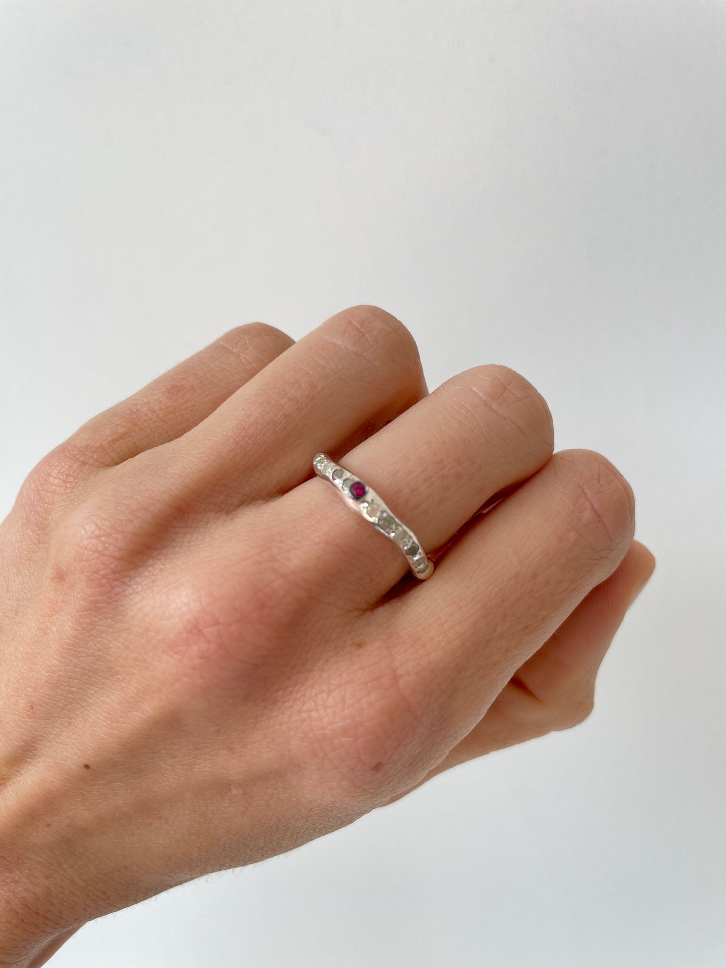 指輪・リング ROSA MARIA FW24 SUKA R S C2 S ST DIA CO (RG004471 SILVER) rosa maria seiko ru ring – havens-chs