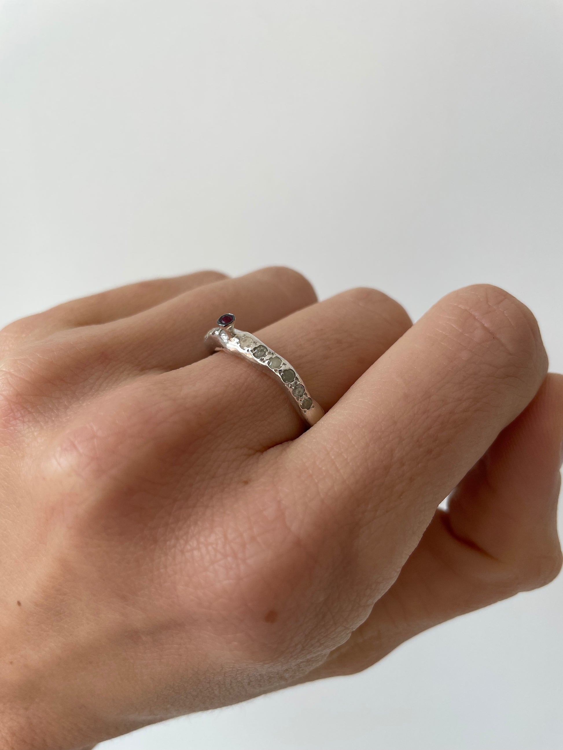 指輪・リング ROSA MARIA FW24 SUKA R S C2 S ST DIA CO (RG004471 SILVER) rosa maria seiko ru ring – havens-chs