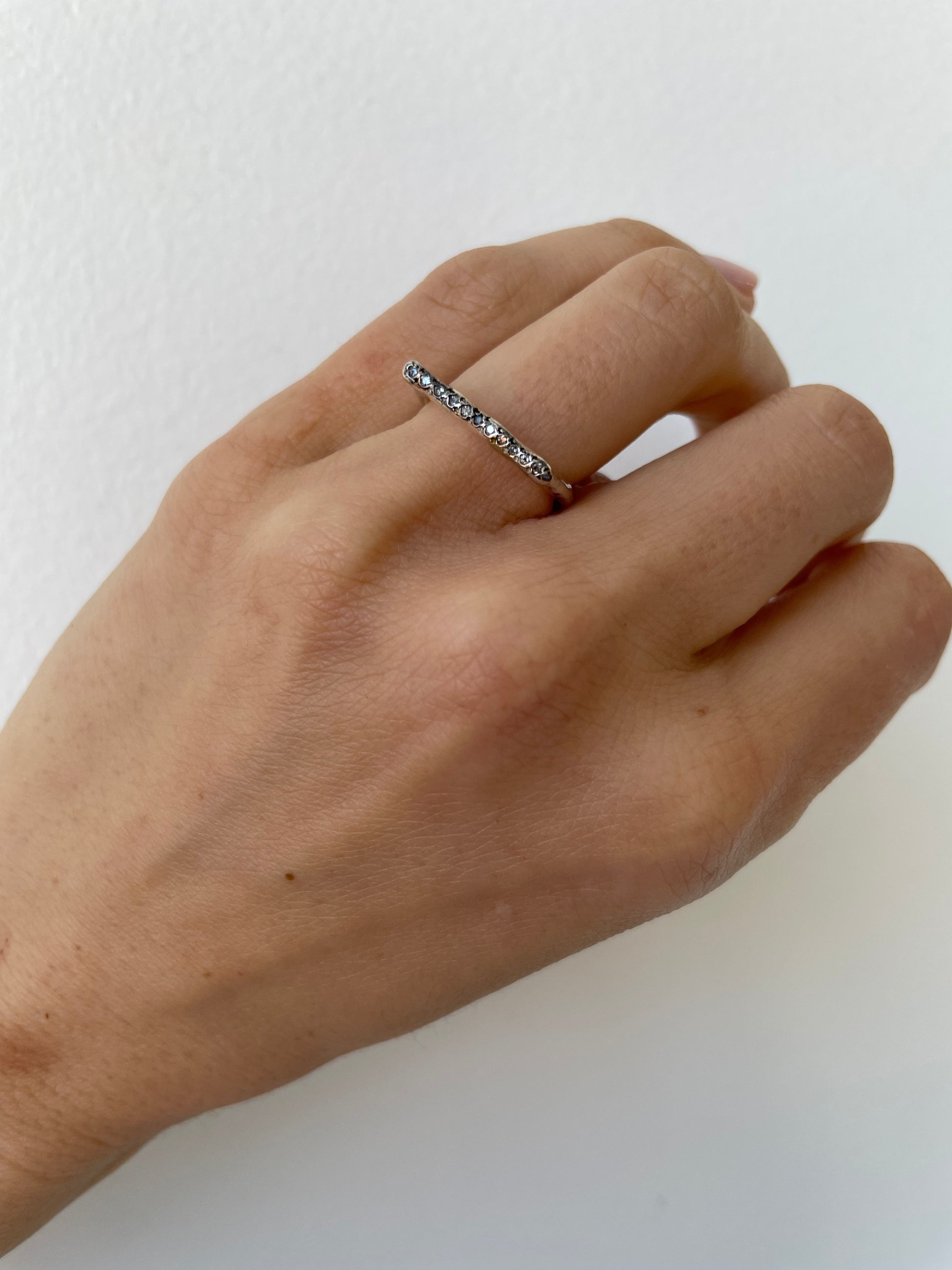 a rosa maria riny dia ring by rosa maria sterling silver