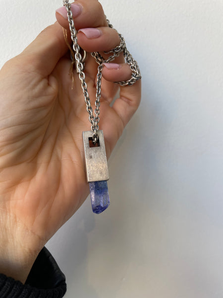 parts of 4 tanzanite talisman necklace