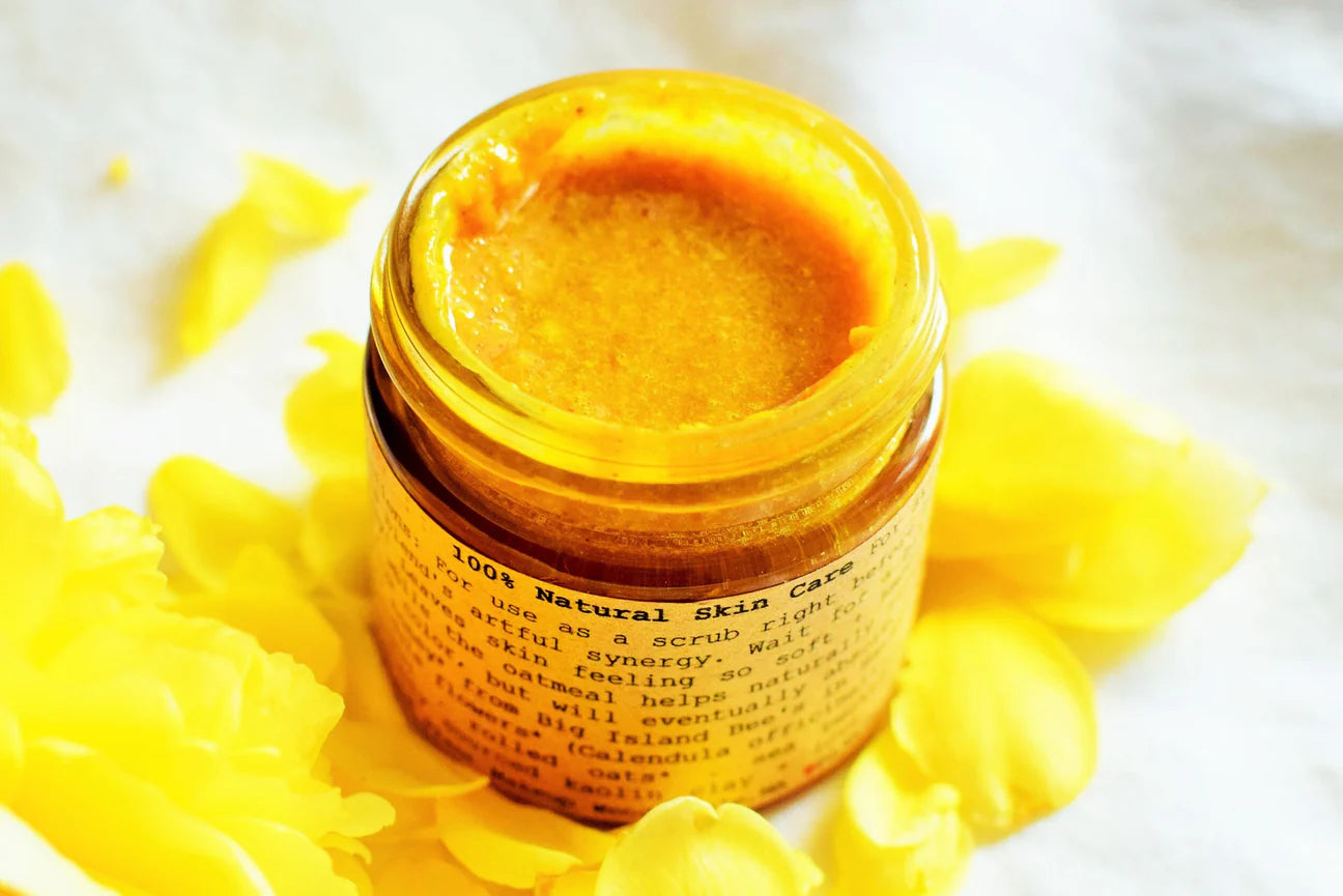 plant makeup turmeric scrub