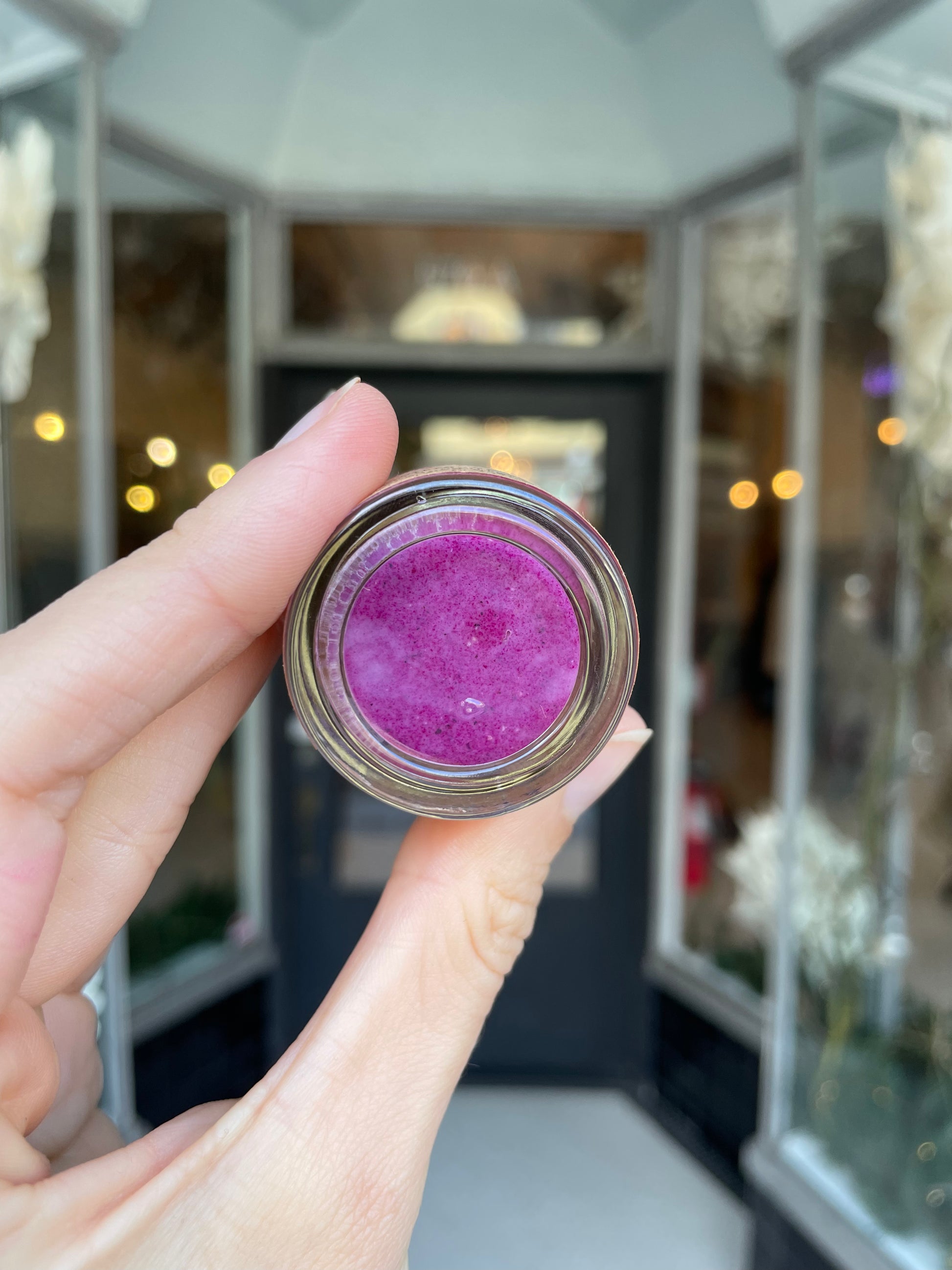 a plant makeup dragonfruit lip gloss