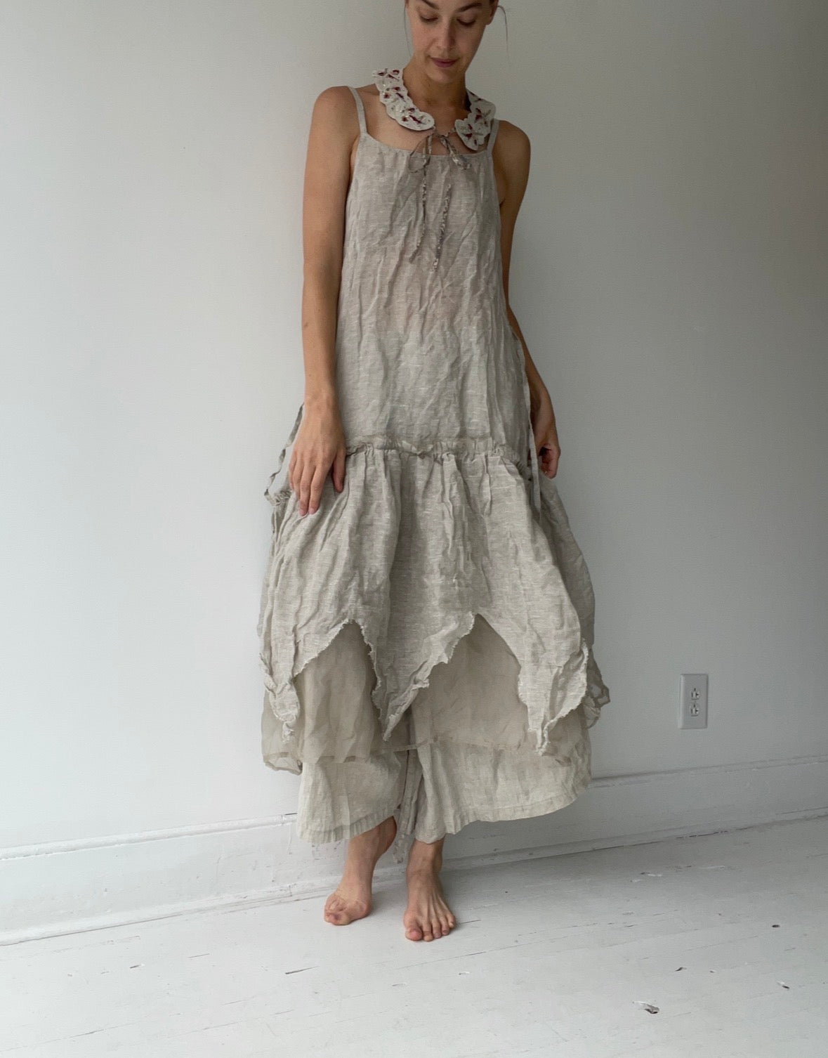 krista larson oat long vintage slip
