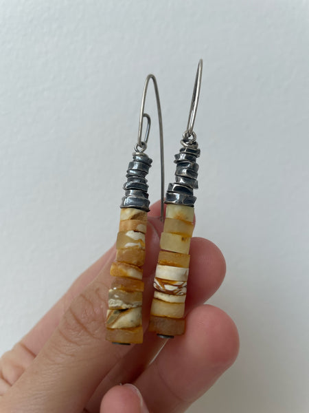 amber earrings