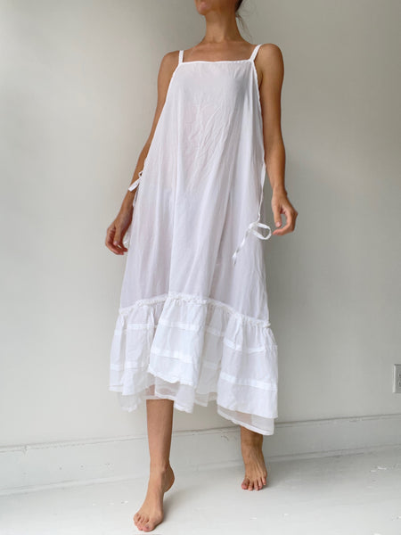 long underpinning COTTON VOILE