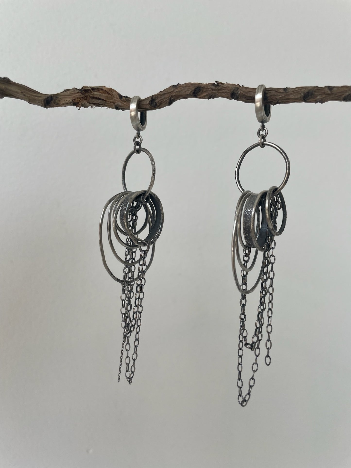 silver rings earrings
