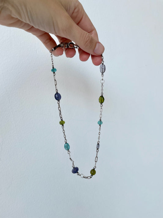 beth orduña vintage beaded necklace
