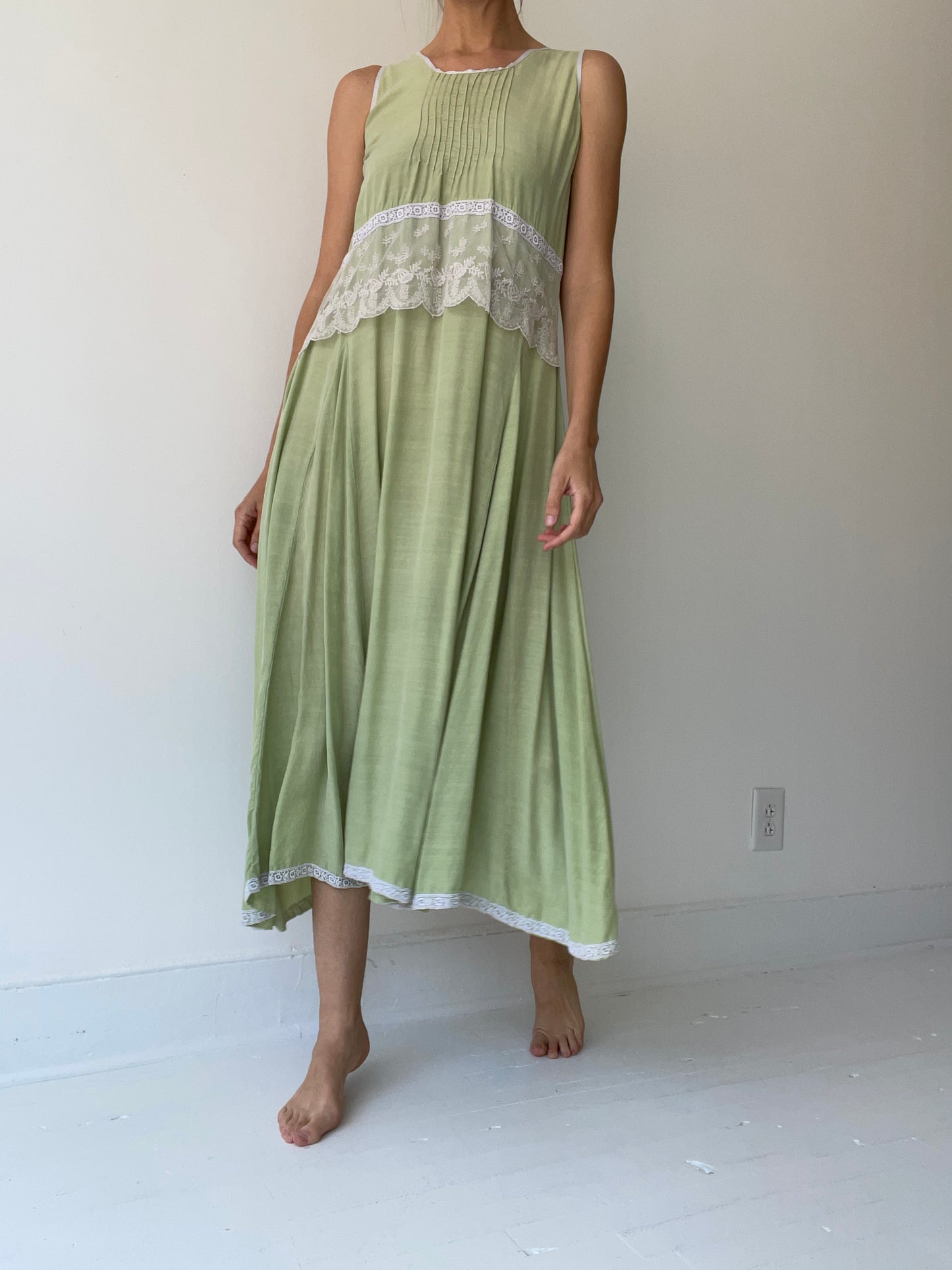 preloved green lace dress