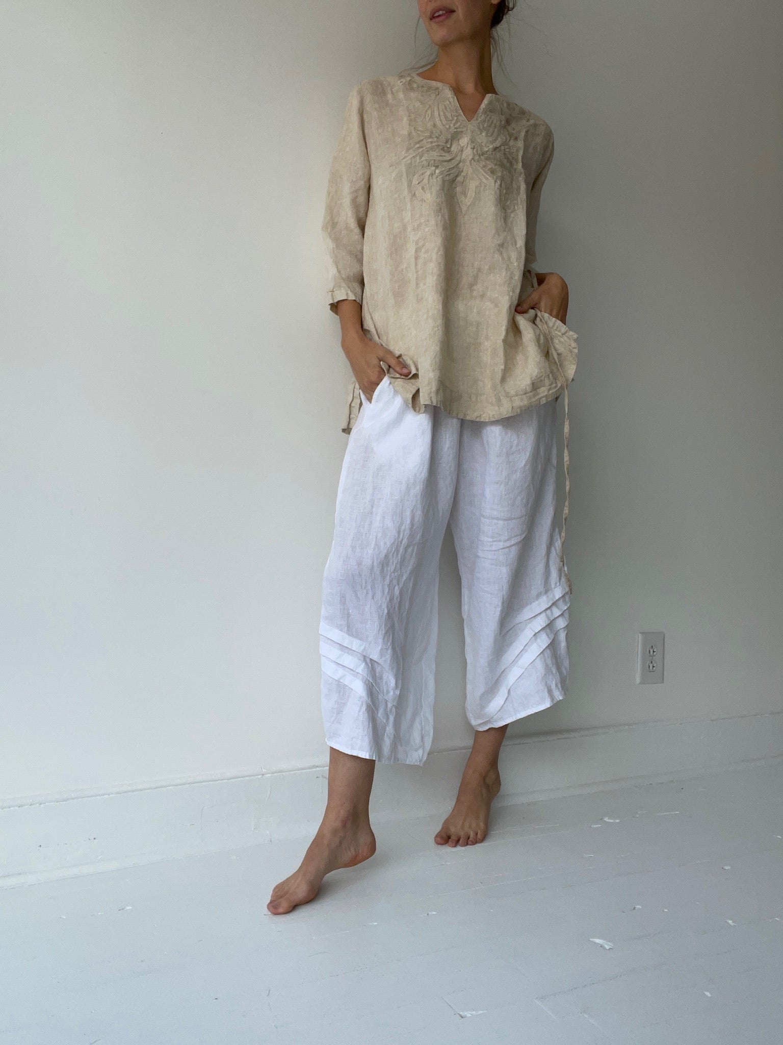 a kolkata pullover shirt by krista larson 100