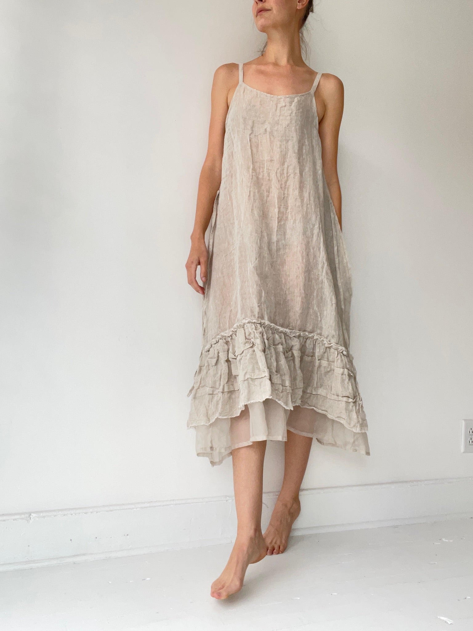 a long underpinning OAT dress by krista larson 100