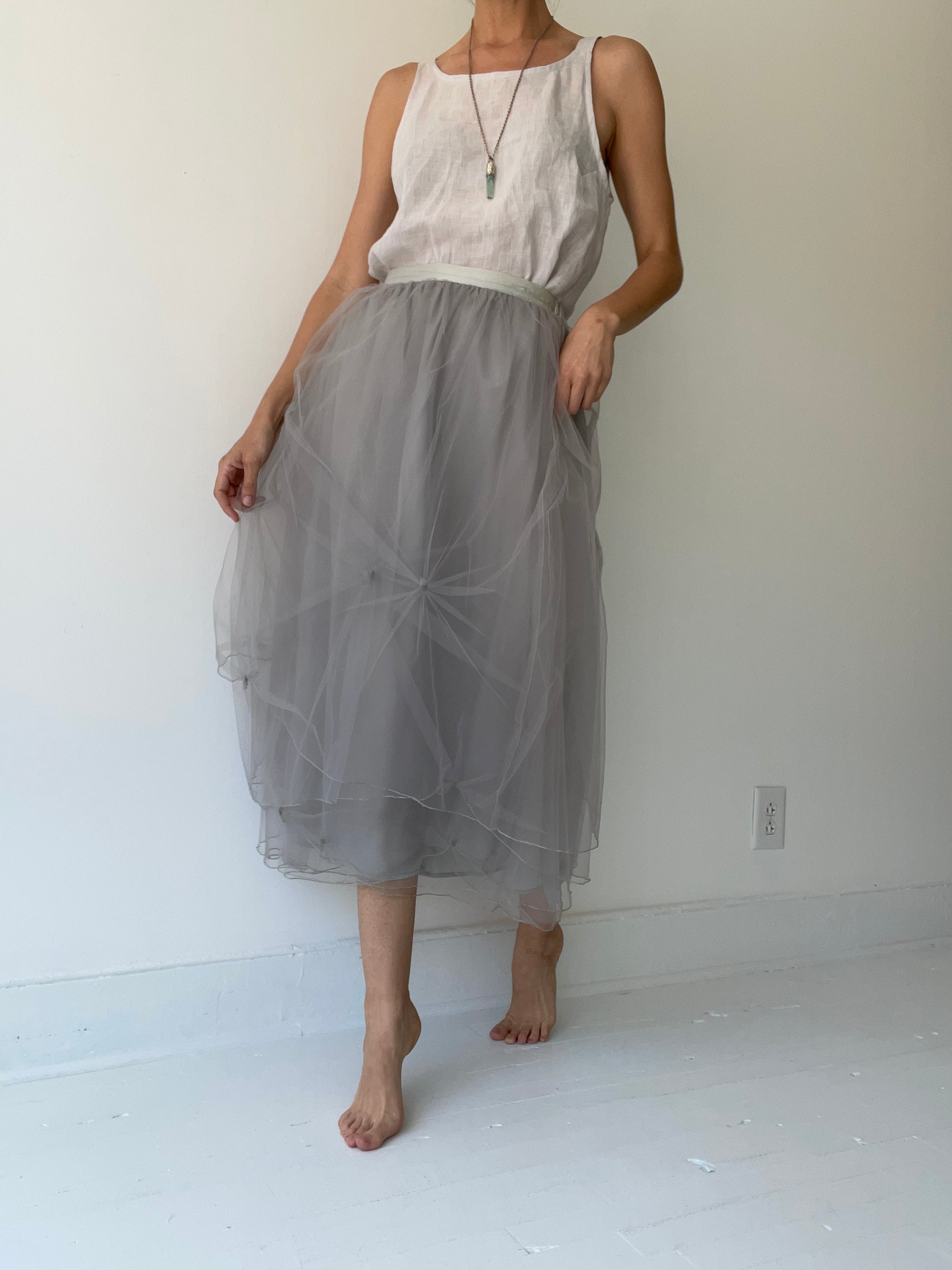 a vintage neeoh tulle skirt