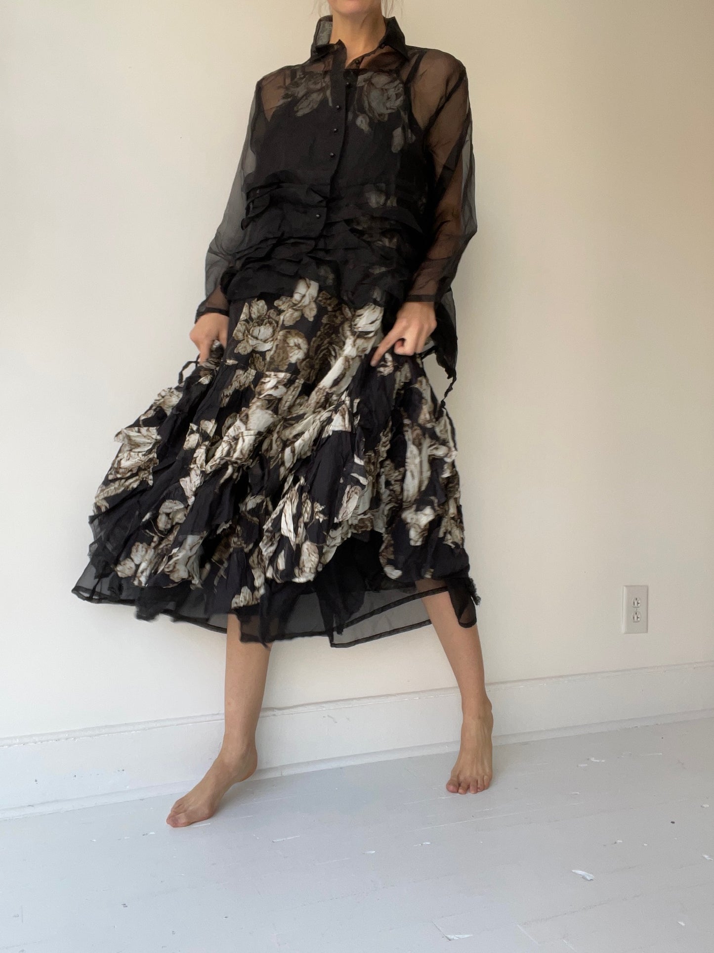 a croissant shirt by krista larson 100