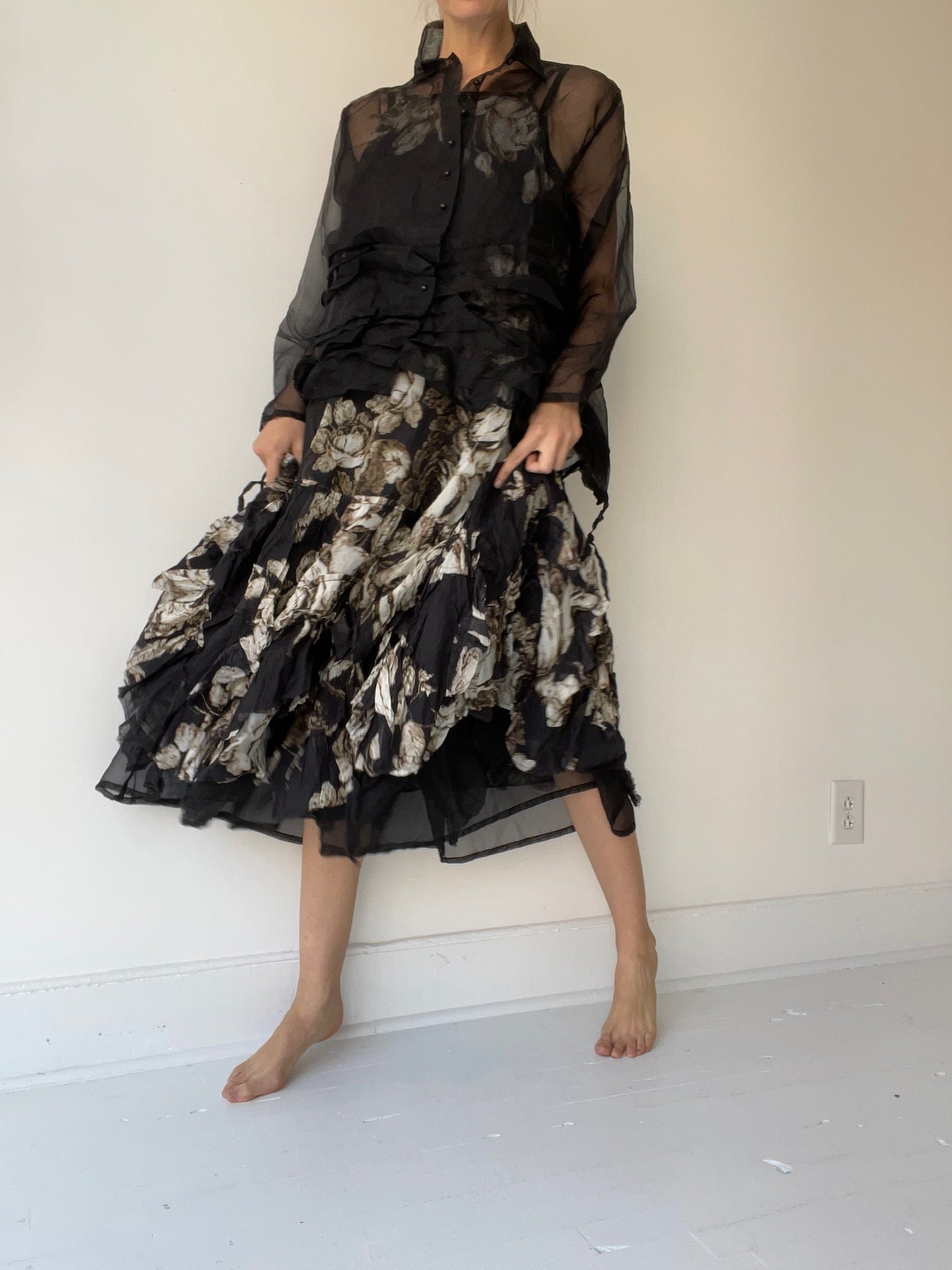 a croissant shirt by krista larson 100