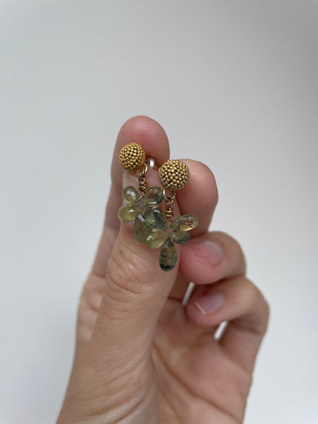 tourmaline stud earrings