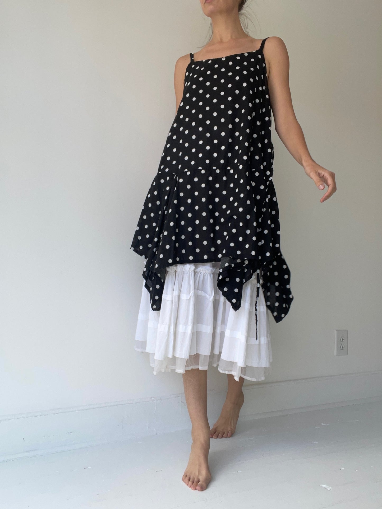 preloved polka dot slip