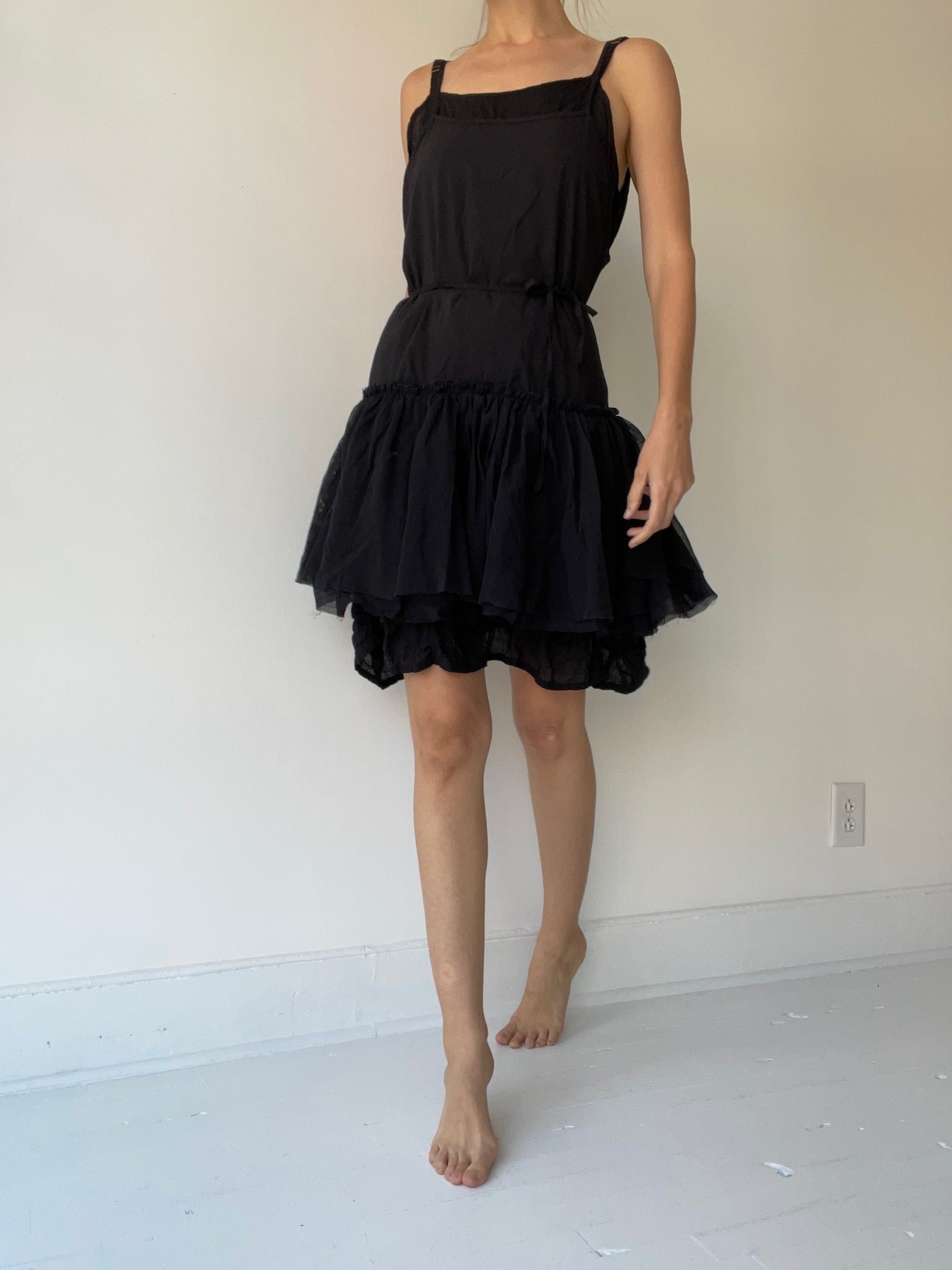 a low waisted foundation cami dress by krista larson 100