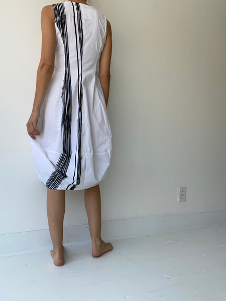 preloved black and white dress