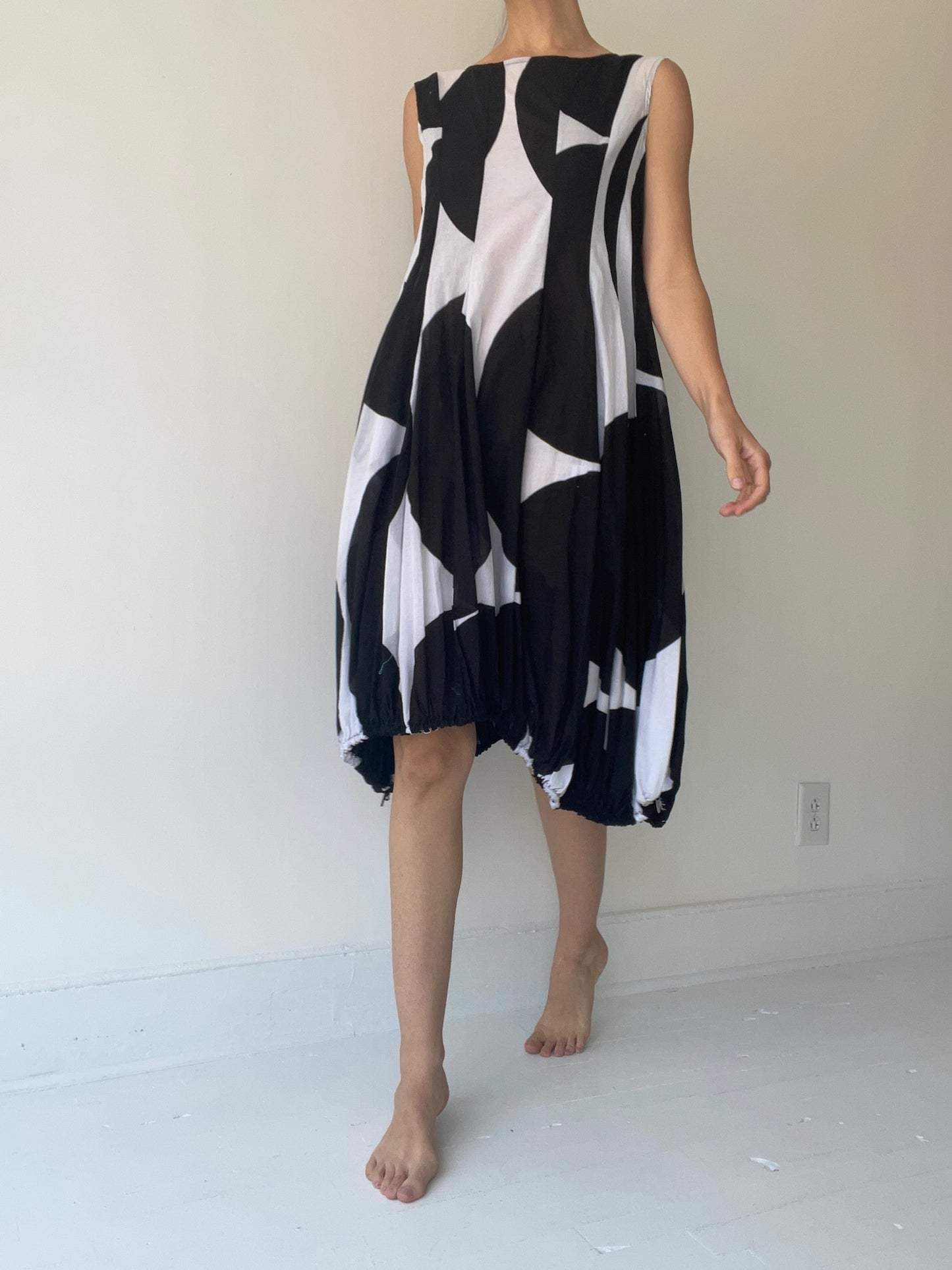 a preloved geometric dress by rundholz black label 100