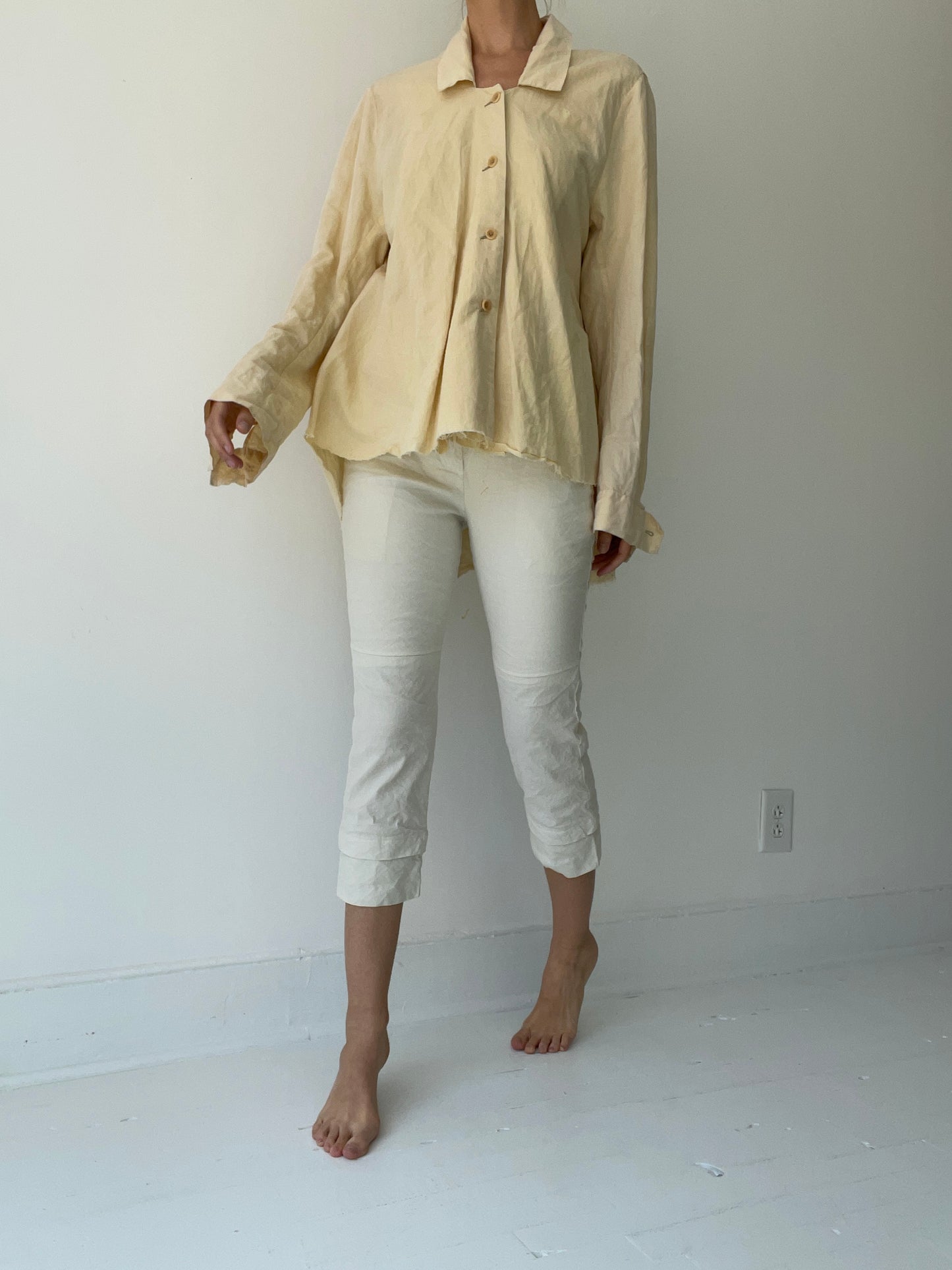 a preloved peach tunic by atelier suppan 100